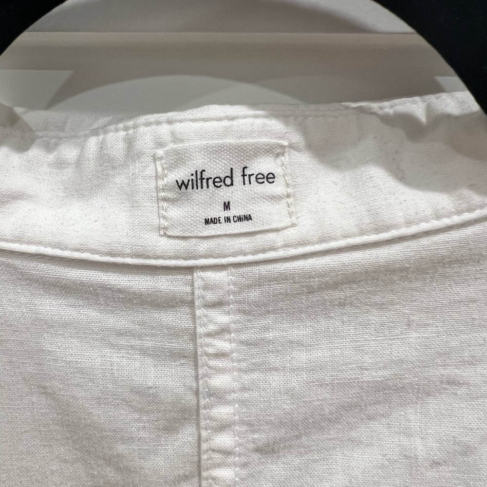 ARITZIA oversized linen dress shirt